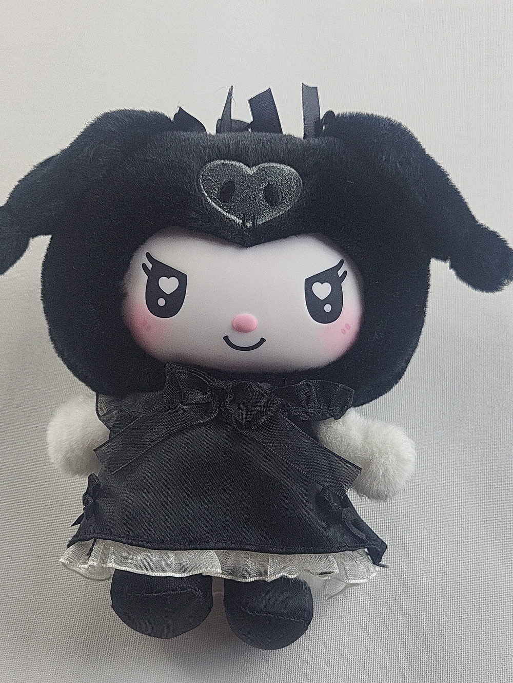 TopToy x Sanrio Angel Garden Series Kuromi Vinyl Face Plush Keychain